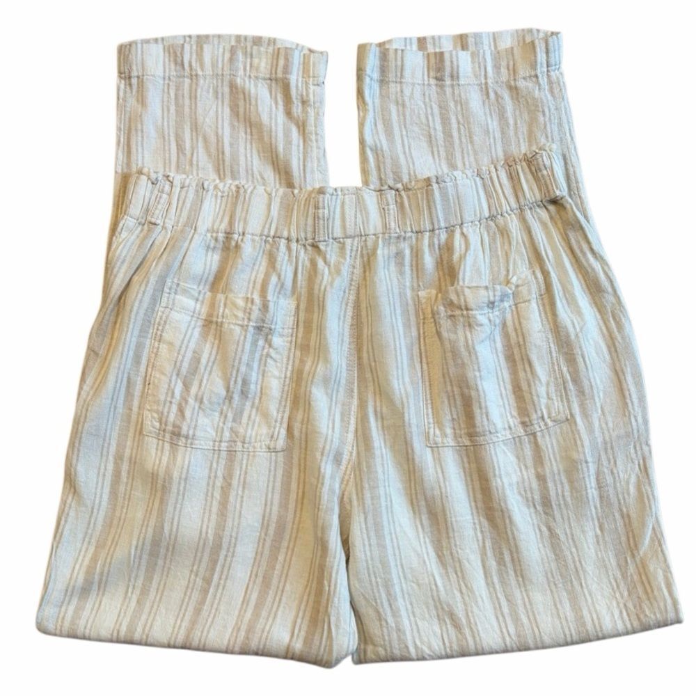 Sigrid Olsen Cream Linen Pants Size Large - Picture 4 of 5